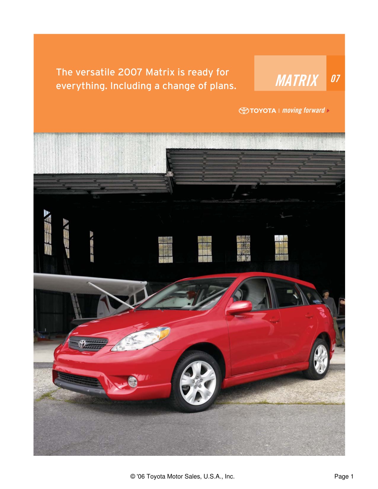 2007 Toyota Matrix Brochure